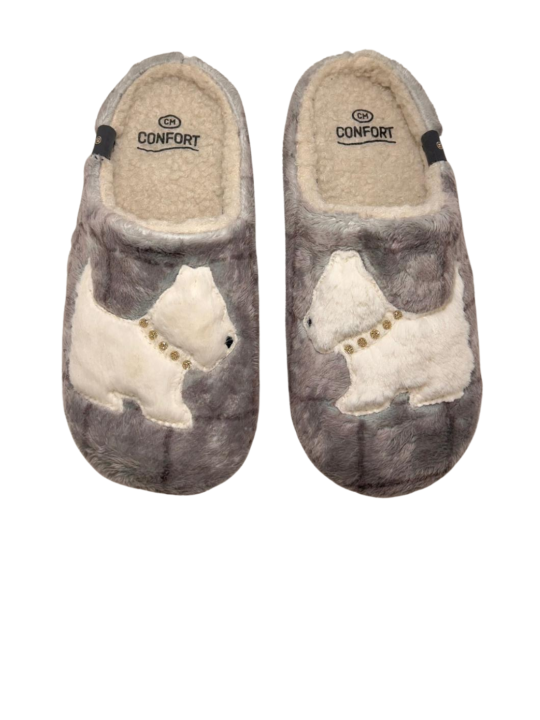 Zapatilla Casa CM Confort 50346 Gris