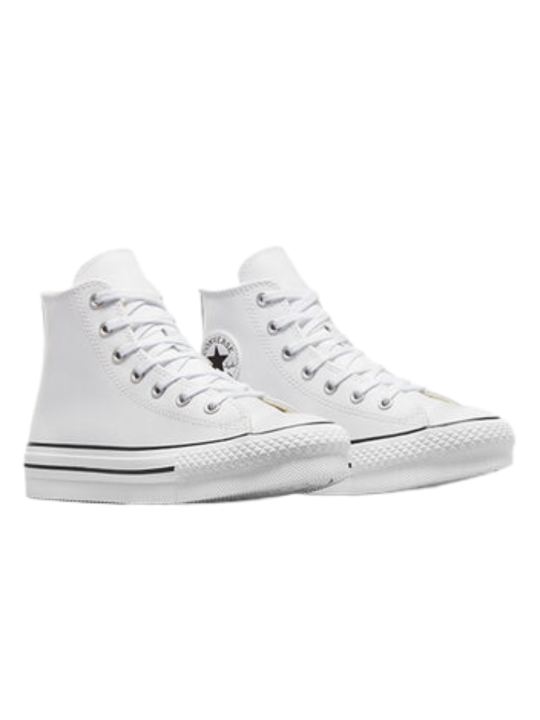 Converse Chuck Taylor All Star Lift Platform Leather A01016C Blanca (29-35)