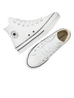 Converse Chuck Taylor All Star Lift Platform Leather A01016C Blanca (29-35)