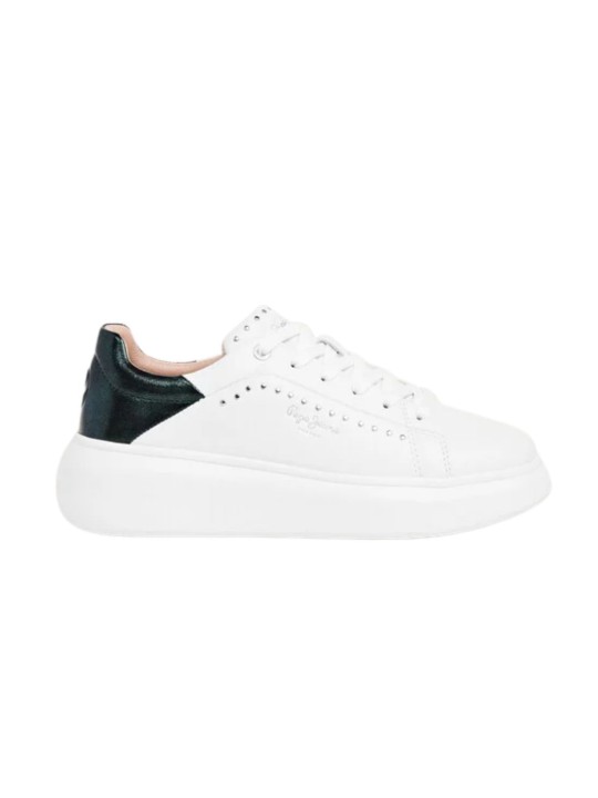 Deportivo Pepe Jeans Yara Choice PLS000015 Blanco Esmeralda