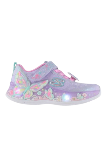 Deportivo Luces Skechers Mariposa 303065L Lavanda