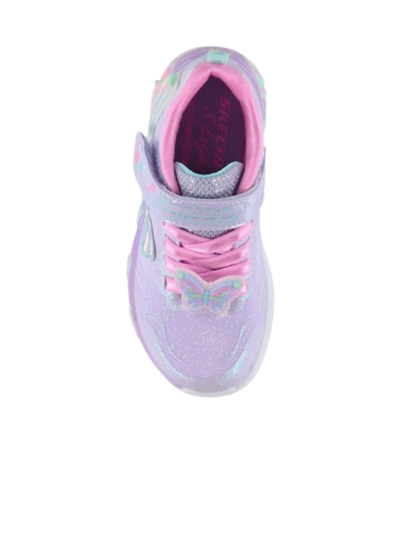 Deportivo Luces Skechers Mariposa 303065L Lavanda