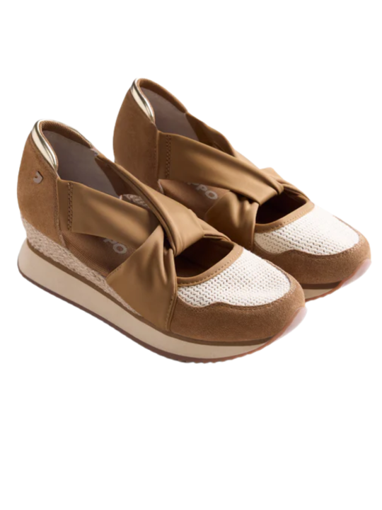 Sandalia Cuña Gioseppo Vuka 78133 Camel