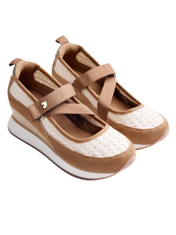 Sandalia Cuña Gioseppo Lipa 78728 Beige