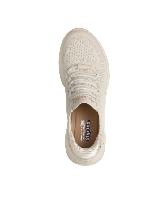 Deportivo Skechers Slip Ins Bobs Squad 117743 Beige