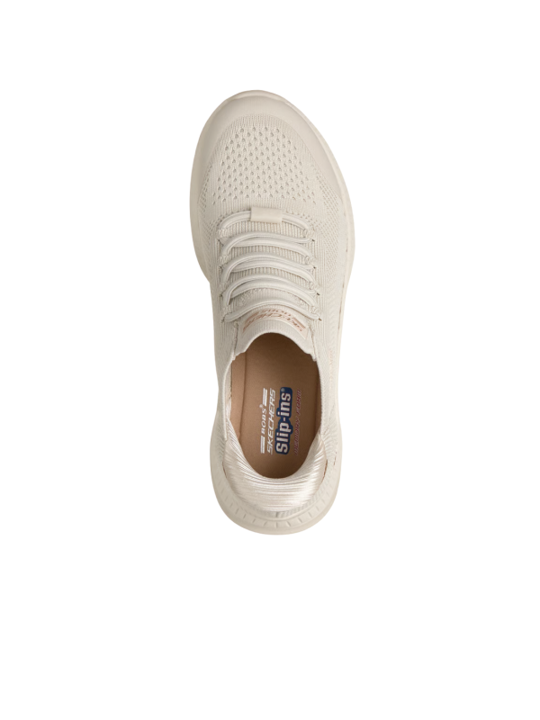 Deportivo Skechers Slip Ins Bobs Squad 117743 Beige