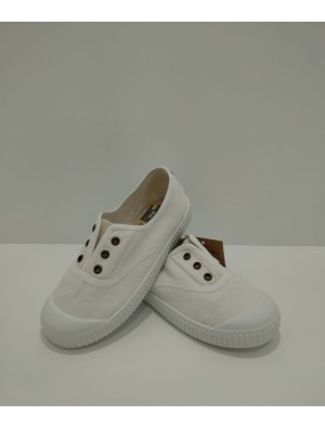 Zapatilla Lona Zapy L30401 Blanca