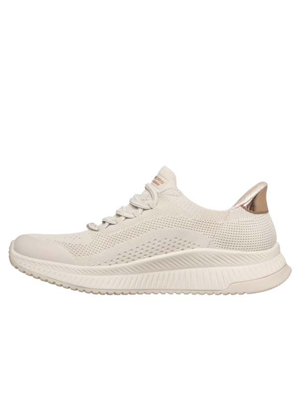 Deportivo Skechers Slip Ins Bobs Squad 117743 Beige