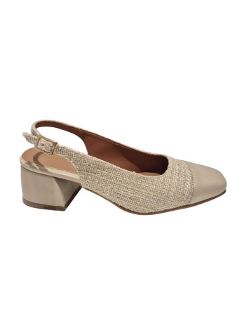 Zapato Tacón Daniela Vega 2383N Chanel Beige