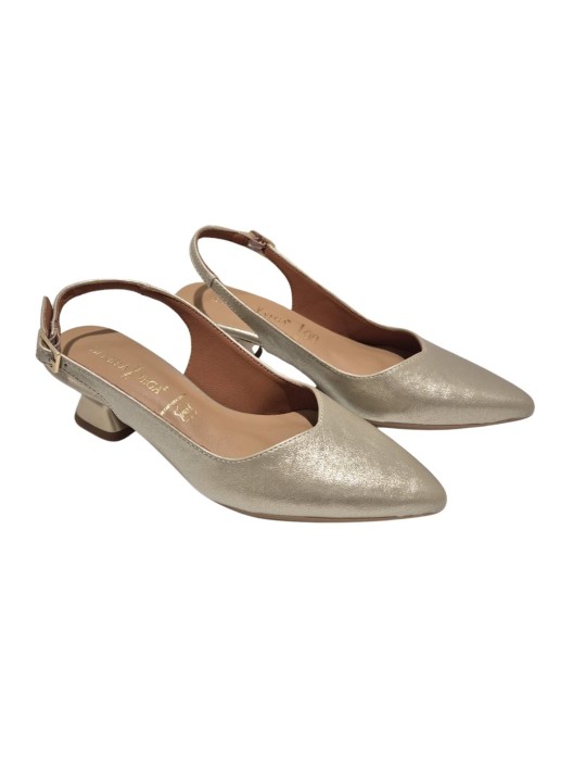 Zapato Tacón Daniela Vega 2618V Platino