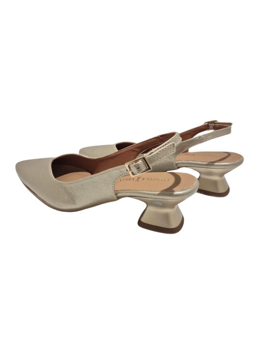 Zapato Tacón Daniela Vega 2618V Platino