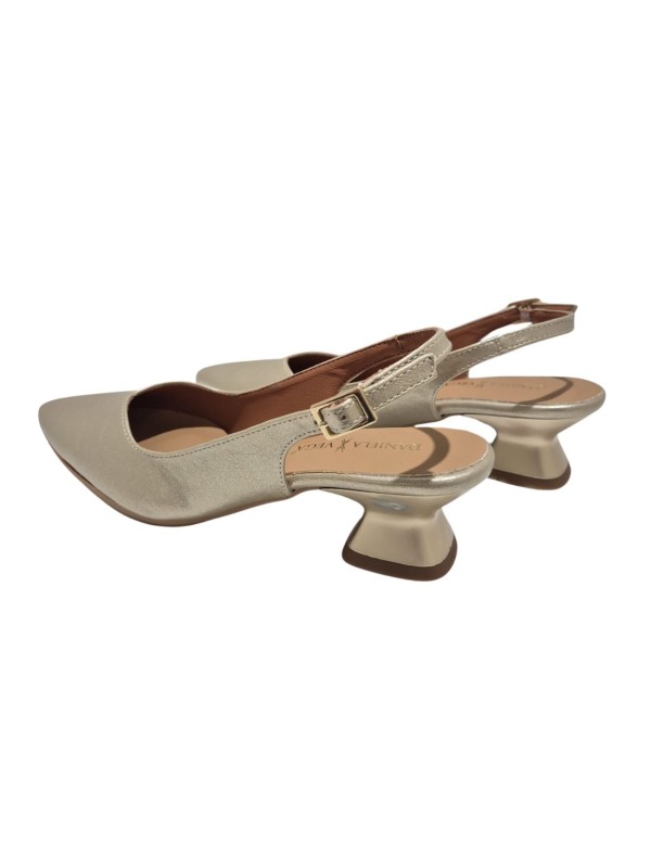 Zapato Tacón Daniela Vega 2618V Platino