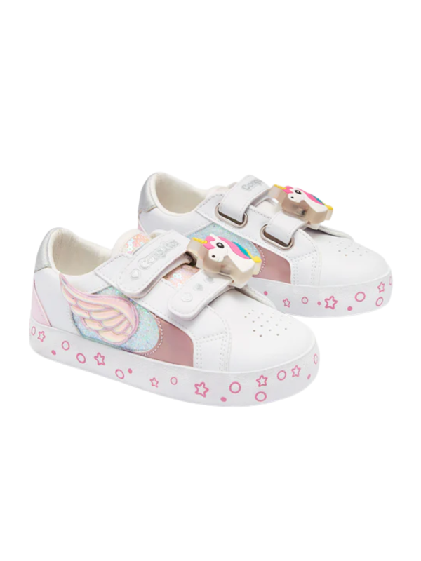 Zapatilla Conguitos Luces Unicornio 282115 Blanco