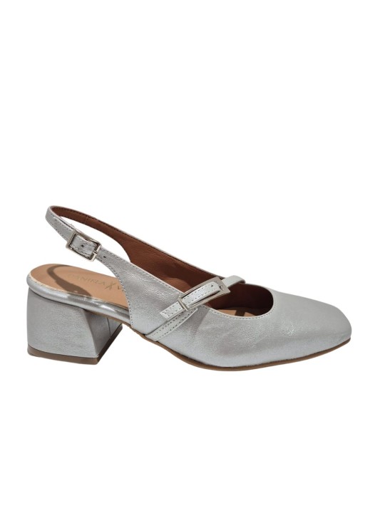 Zapato Tacón Daniela Vega 2788N Plata