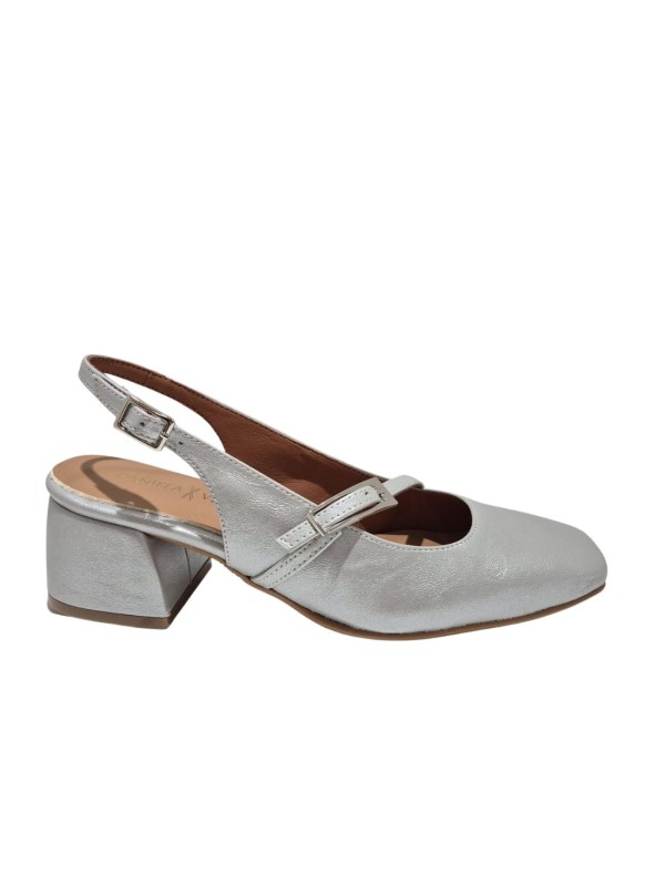 Zapato Tacón Daniela Vega 2788N Plata