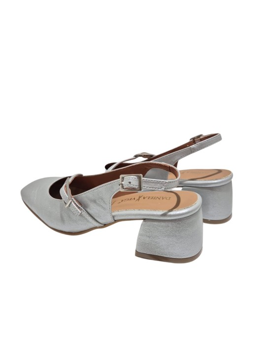 Zapato Tacón Daniela Vega 2788N Plata