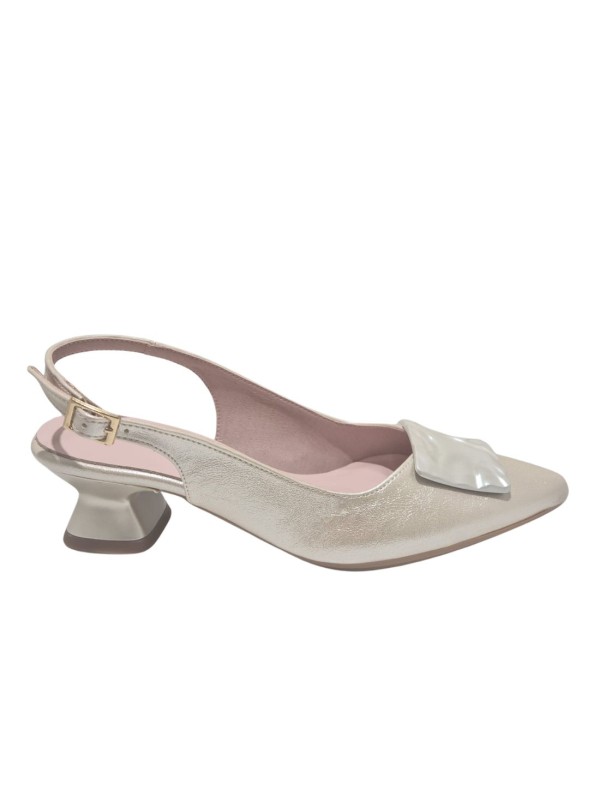 Zapato Tacón Daniela Vega 2823V Champán