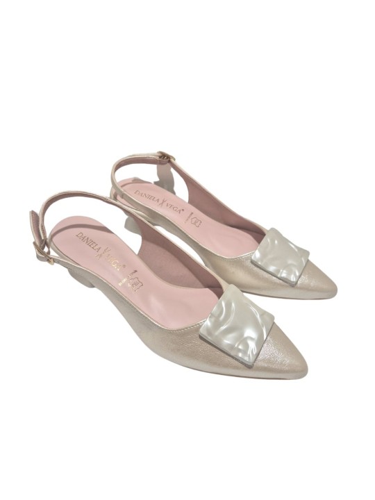 Zapato Tacón Daniela Vega 2823V Champán