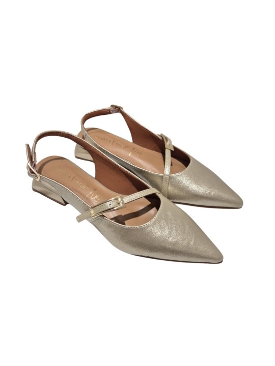 Zapato Salón Daniela Vega 2787 Platino