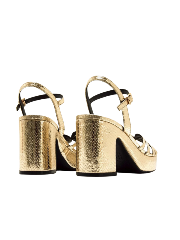 Sandalia Tacón Mustang 56646 Oro