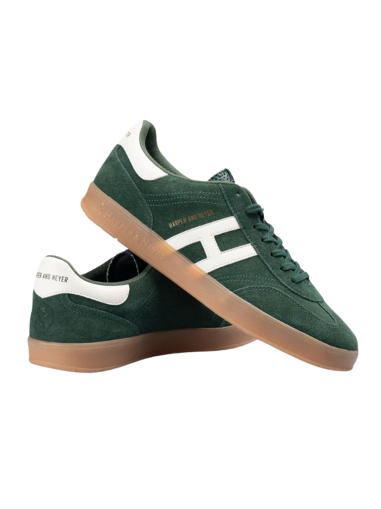 Sneaker Harper And Neyer Hamptons Suede Verde