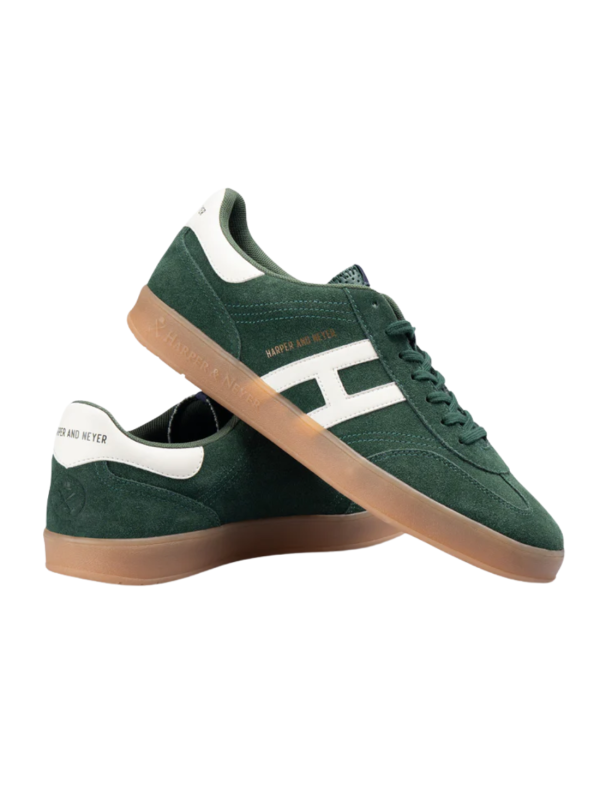 Sneaker Harper And Neyer Hamptons Suede Verde