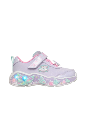 Deportivo Luces Skechers Mariposa 303066N Lavanda