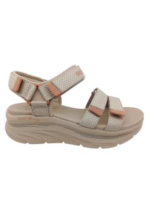Sandalia Skechers D'Lux 119826 Taupe