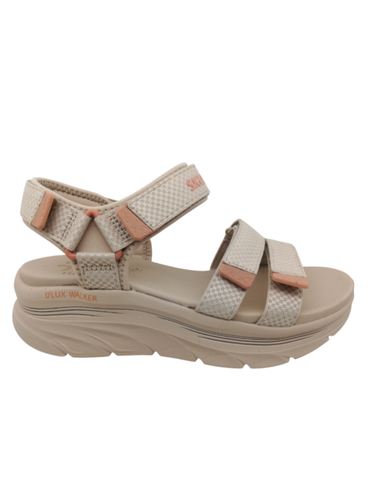 Sandalia Skechers D'Lux 119826 Taupe