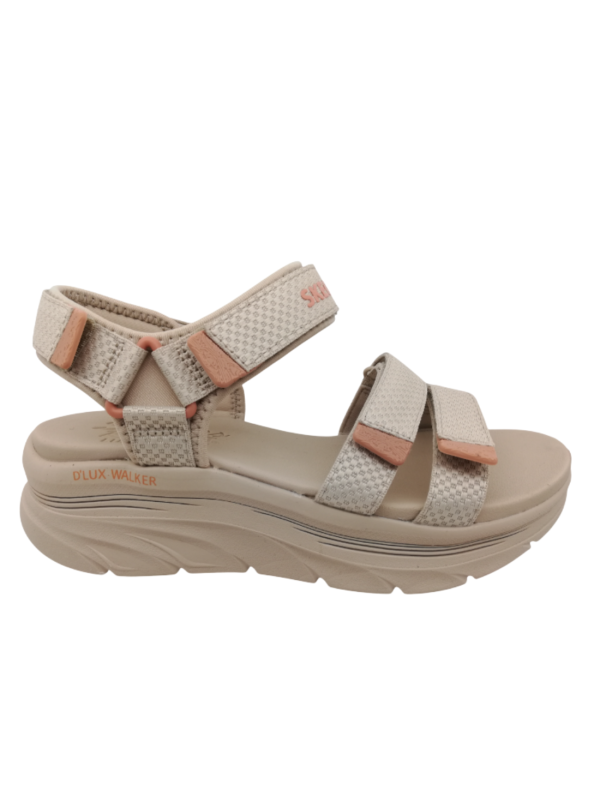 Sandalia Skechers D'Lux 119826 Taupe