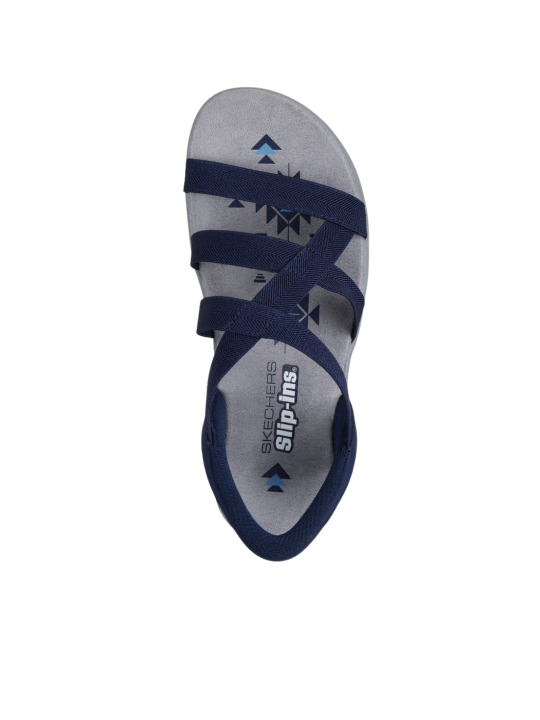 Sandalia Skechers Slip-Ins Reggae Slim 163460 Marino