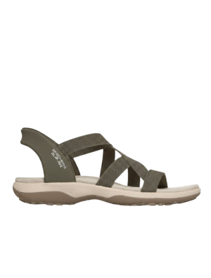 Sandalia Skechers Slip-Ins Reggae Slim 163460 Oliva