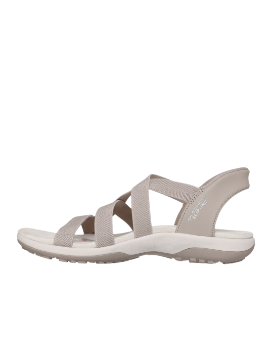 Sandalia Skechers Slip-Ins Reggae Slim 163460 Taupe