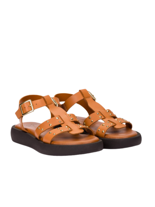 Sandalia Wonders Musa AB-1567 Cuero