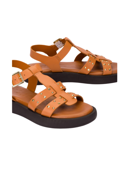 Sandalia Wonders Musa AB-1567 Cuero