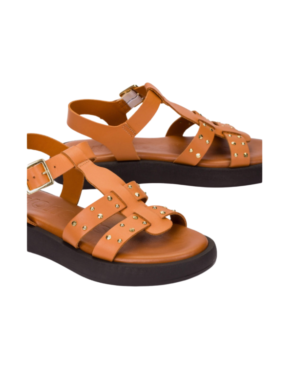 Sandalia Wonders Musa AB-1567 Cuero