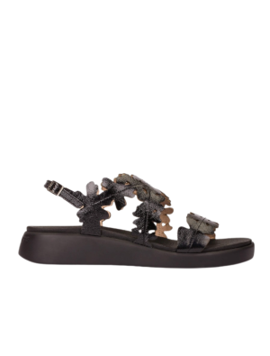 Sandalia Wonders Mar C-6551 Negro