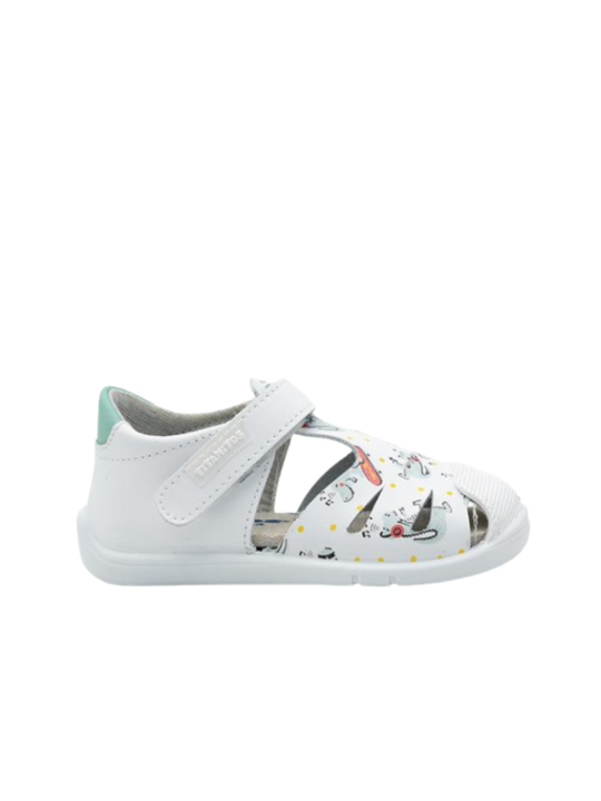 Sandalia Respetuosa Titanitos L500 Patinete Blanco
