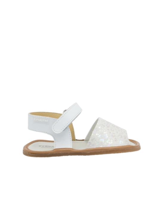 Sandalia Respetuosa Titanitos L560 Playita Blanco