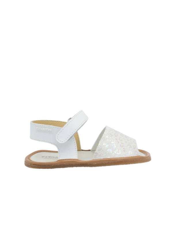 Sandalia Respetuosa Titanitos L560 Playita Blanco