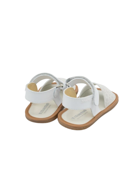Sandalia Respetuosa Titanitos L560 Playita Blanco