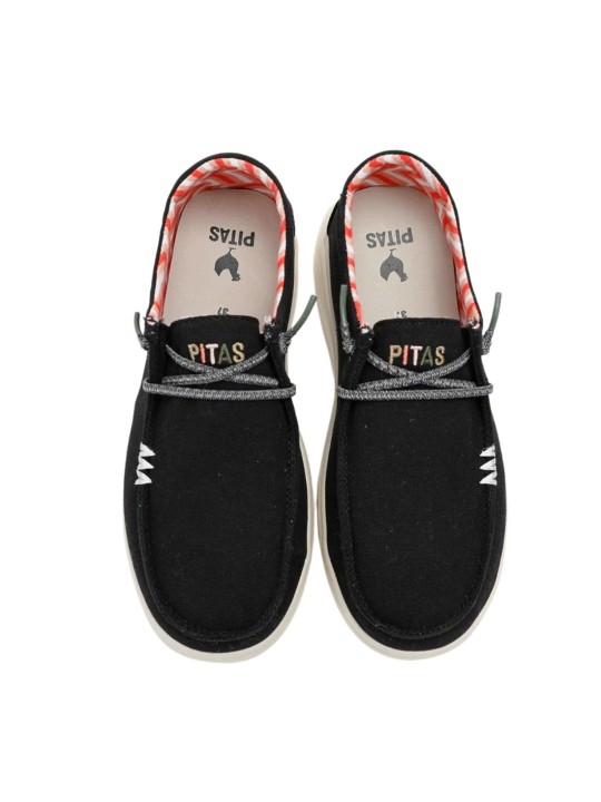 Zapatilla Walk In Pitas Natal Negro