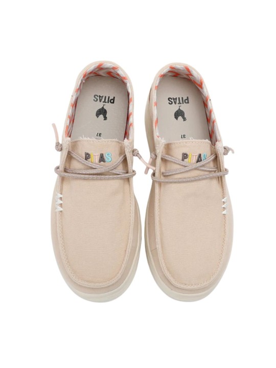 Zapatilla Walk In Pitas Natal Beige