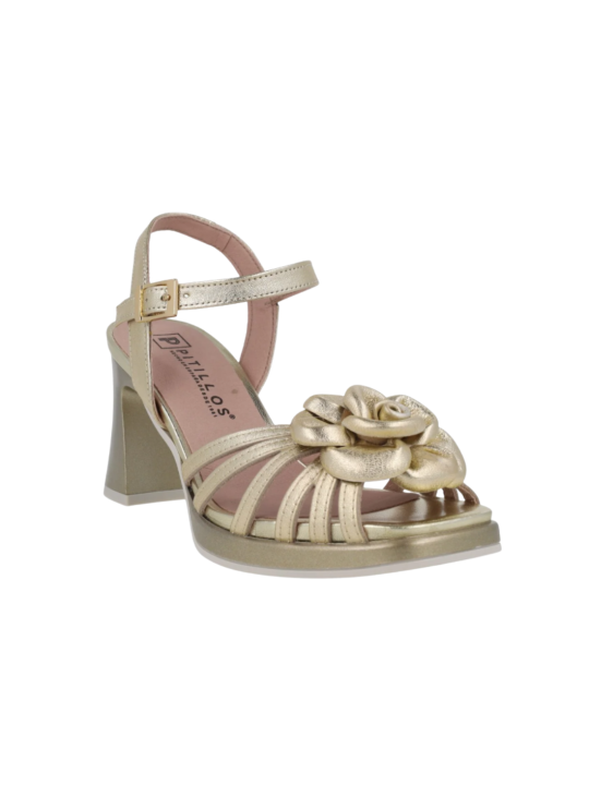 Sandalia Tacón Pitillos 11221 Oro