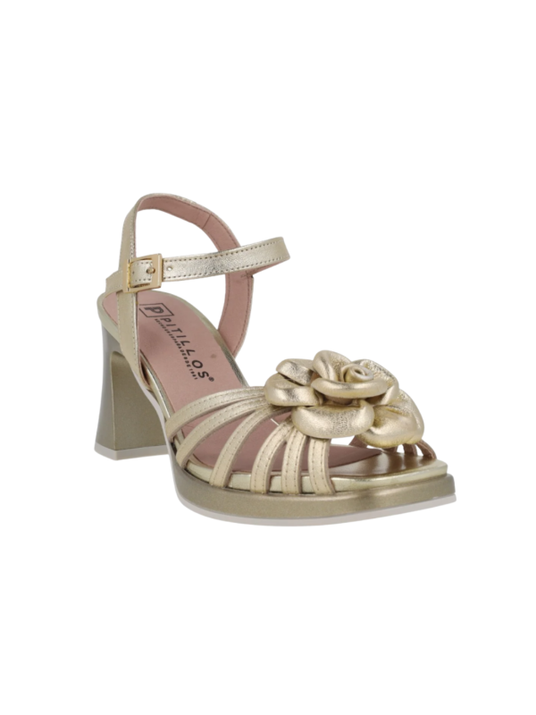 Sandalia Tacón Pitillos 11221 Oro