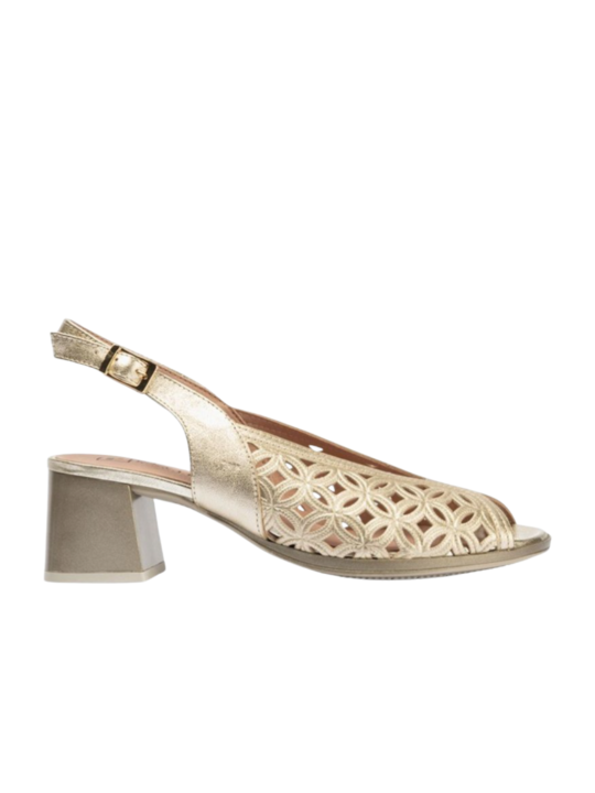 Sandalia Tacón Pitillos 11210 Oro