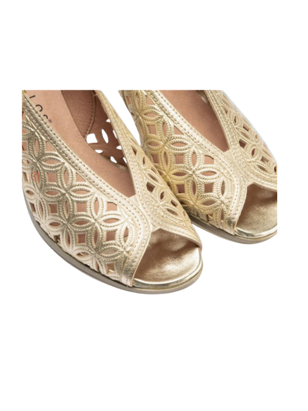 Sandalia Tacón Pitillos 11210 Oro
