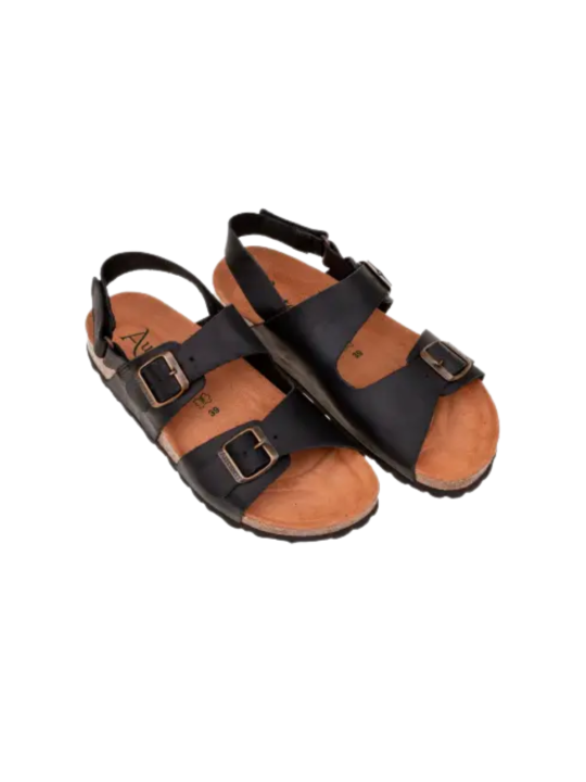 Sandalia Bio Hebillas Autenti 10888 Negra