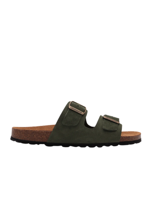Sandalia Bio Autenti 3195 Serraje Verde Pino