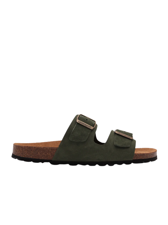 Sandalia Bio Autenti 3195 Serraje Verde Pino